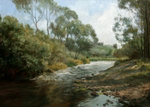 На берегу реки Хупты