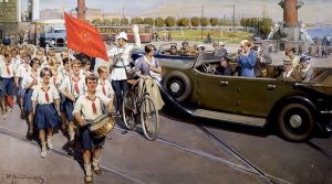 Иностранцы в Ленинграде. (1937).