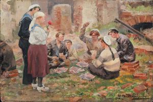 Игра в карты. 1922.