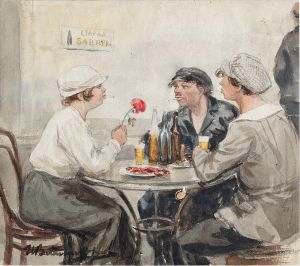 В пивной 