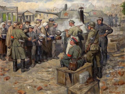Голодающие Берлина. (1945).