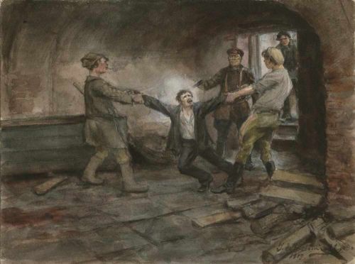«В подвалах ЧК Петрограда».