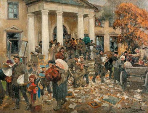 Разгром помещичьей усадьбы. 1926 г.
